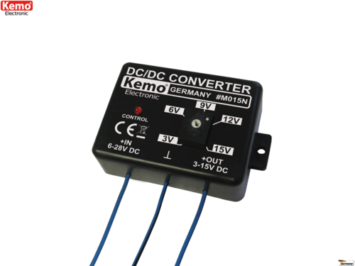Convertisseur de tension Kemo M015N DC/DC réglable 3-15 V