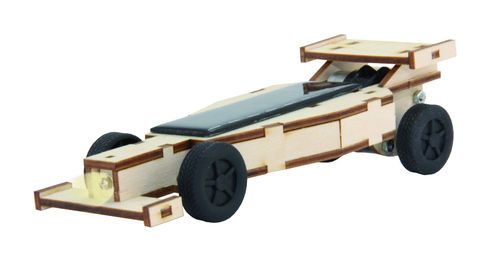 Kit voiture Formule 1 solaire en bois