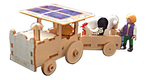 Kit tracteur solaire en bois