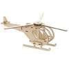 Maquette en bois hélicoptère