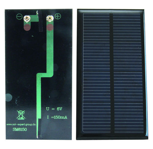 Cellule solaire 6,00 V - 150 mA