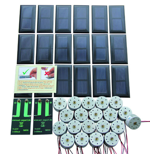 Lot de 20 cellules solaires SM330 + 20 moteurs RF-300