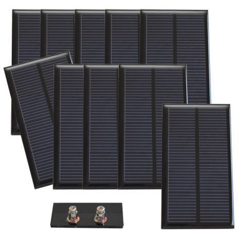Lot de 10 cellules solaires 2,00 V - 380 mA