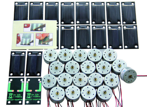 Lot de 20 cellules solaires SM80L + 20 moteurs RF-300