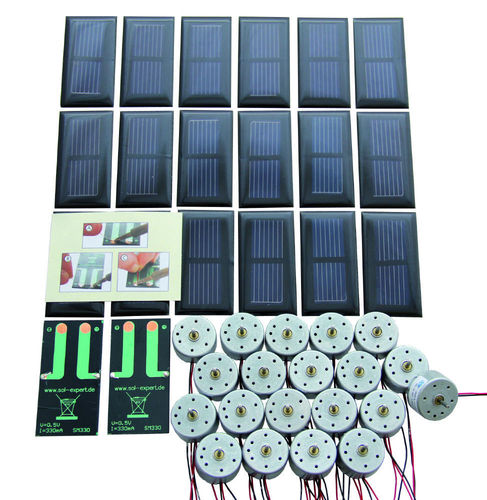 Lot de 20 cellules solaires SM330L + 20 moteurs RF-300