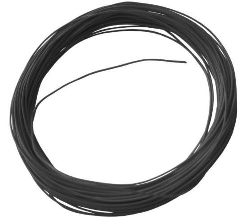 Câble noir flexible, 10 m, diamètre : 0,6 mm