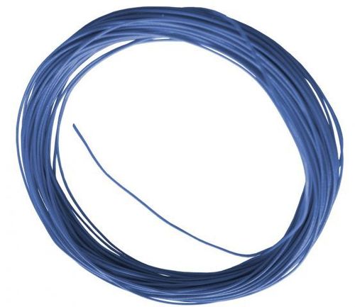 Câble bleu flexible, 10 m, diamètre : 0,6 mm