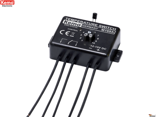 Détecteur de température Kemo M169A - 12-15 V