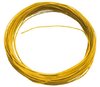 Câble jaune flexible, 10 m, diamètre : 0,6 mm