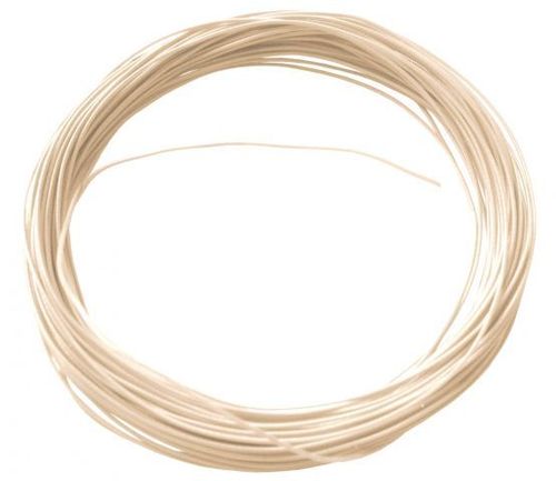 Câble blanc flexible, 10 m, diamètre : 0,6 mm