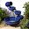 Cascade solaire Pot couleur bleu neptune
