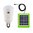 Ampoule LED E27 Portative avec chargeur solaire 7W