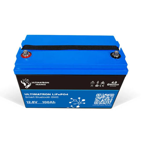 Ultimatron Batterie Lithium 12.8V 100Ah LiFePO4 Smart BMS avec Bluetooth