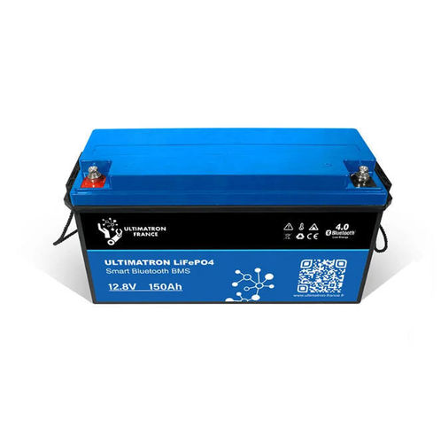 Ultimatron Batterie Lithium 12.8V 150Ah LiFePO4 Smart BMS avec Bluetooth